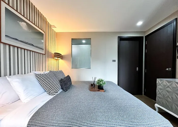Tropical Modern 1br - Ultra Fast Wifi - Thong Lo Apartamento