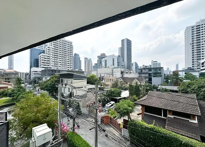Tropical Modern 1br - Ultra Fast Wifi - Thong Lo Apartamento *