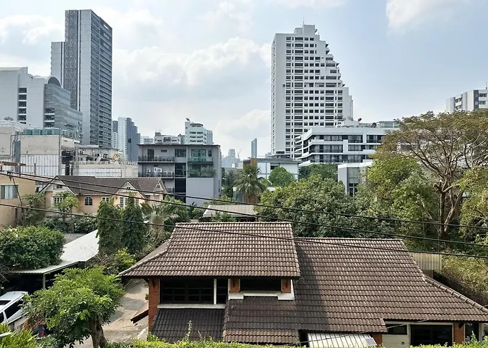 Apartamento Tropical Modern 1br - Ultra Fast Wifi - Thong Lo