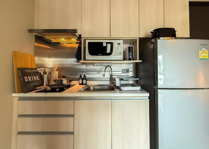Apartamento Tropical Modern 1br - Ultra Fast Wifi - Thong Lo *