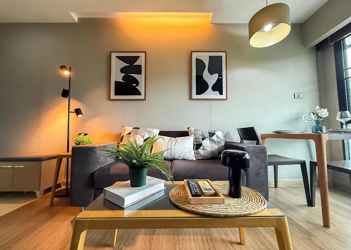 Tropical Modern 1br - Ultra Fast Wifi - Thong Lo Apartamento