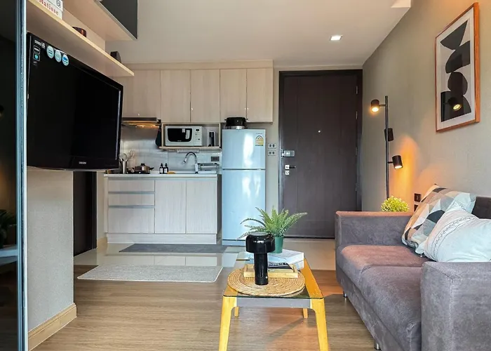 Apartamento Tropical Modern 1br - Ultra Fast Wifi - Thong Lo Bangkok